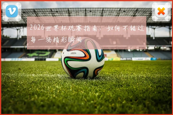 2026世界杯观赛指南,如何不错过每一场精彩瞬间